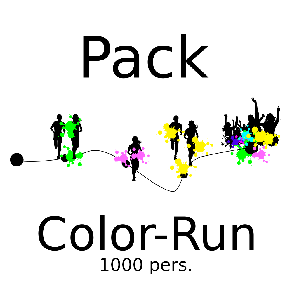 Pack course pour 1000 personnes