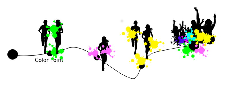 Pack color run